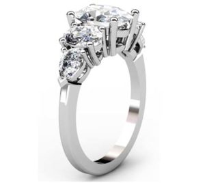 Oval Diamond Five Stone Engagement Ring 4 2