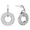 diamond donut earrings