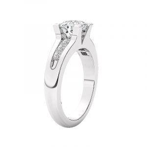modern princess cut engagement ring 2