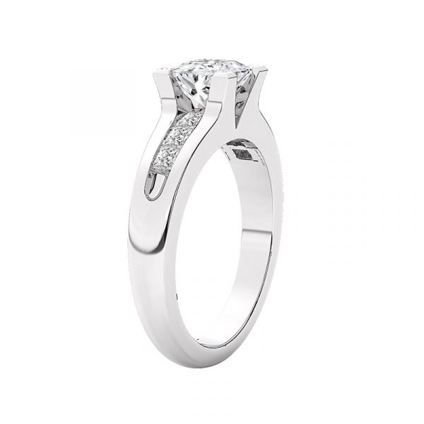 modern princess cut engagement ring 2