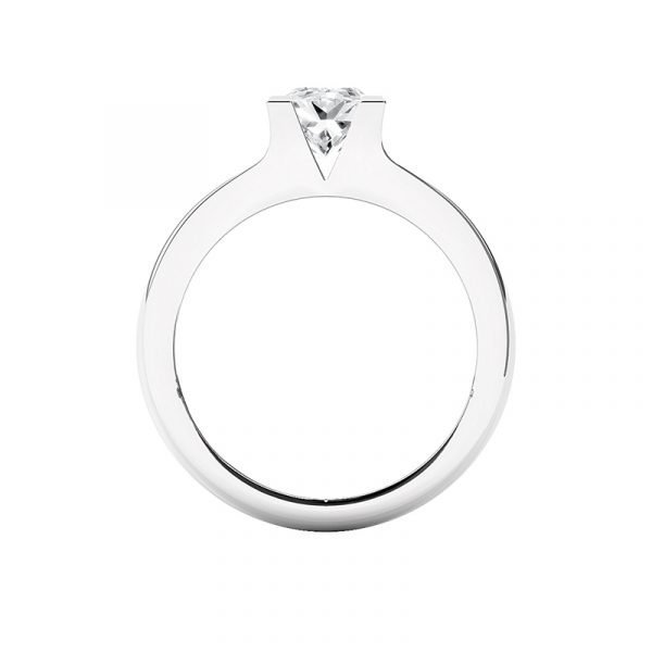 modern princess cut engagement ring 3