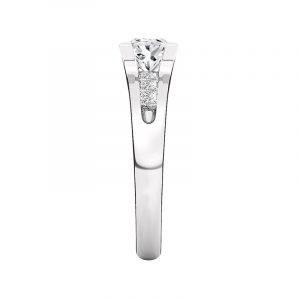 modern princess cut engagement ring 4