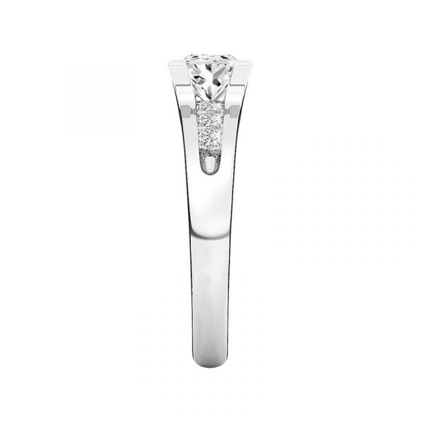modern princess cut engagement ring 4