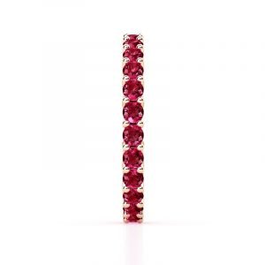 ruby eternity ring rose gold 2