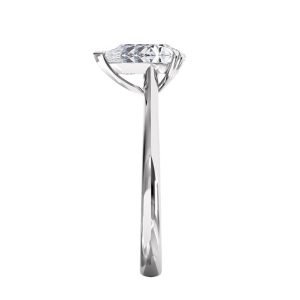 Heart diamond Single stoneengagement ring 2