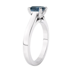 Montana Blue Sapphire Solitaire Ring 3