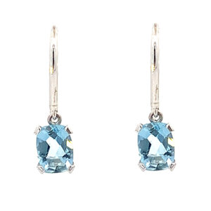 aquamarine shepards hook drop earrings 2
