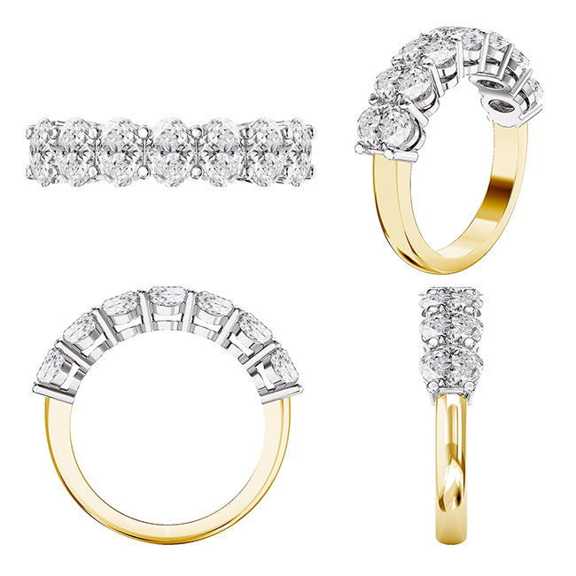 custom wedding ring render