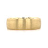 textured yellow gold mens band