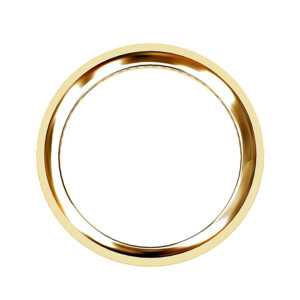 Mens Two Tone Wedding Band with Diamond Row3
