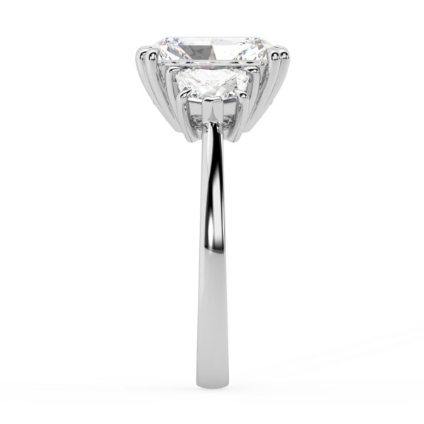 Emerald Cut Diamond With Cadillac Diamonds 2