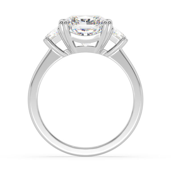 Emerald Cut Diamond With Cadillac Diamonds 4