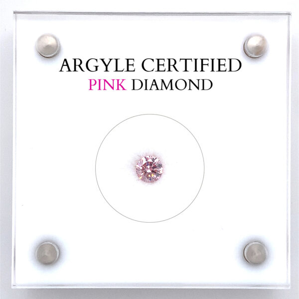 arglye pink diamond case 0.20Ct 6P VS2 405942 new