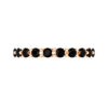 black diamond eternity ring in rose gold