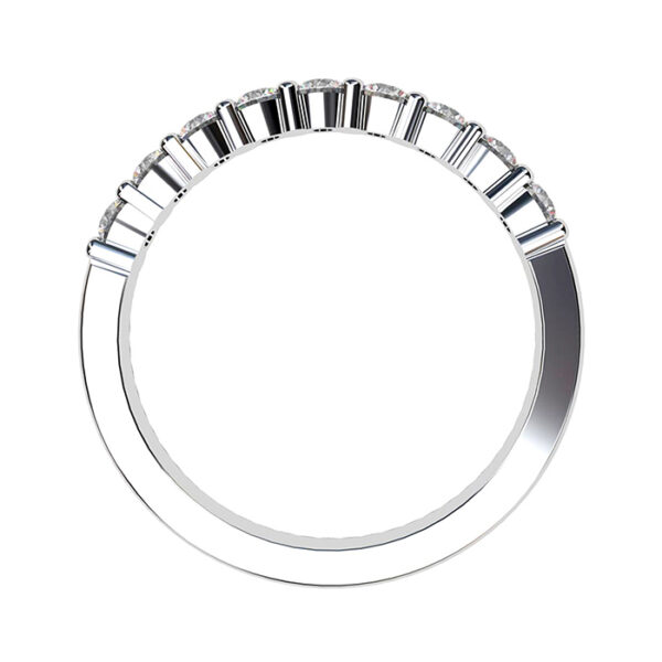 round claw diamond wedding band 3