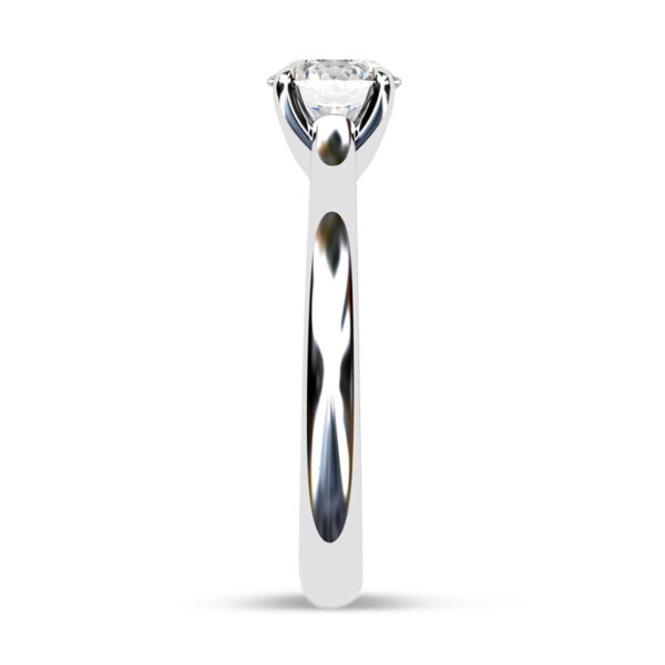Solitaire Diamond Engagement Ring with Floating Setting 4
