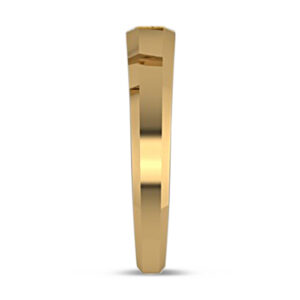 mens yellow diamond semi bezel set ring 4