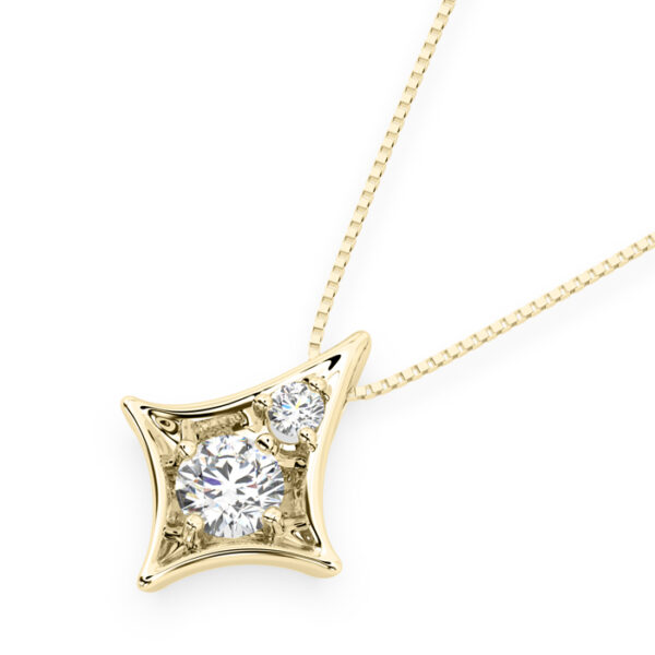 modern star diamond necklace3