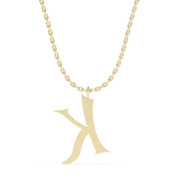 k letter necklace 3