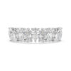 pear shape diamond eternity ring