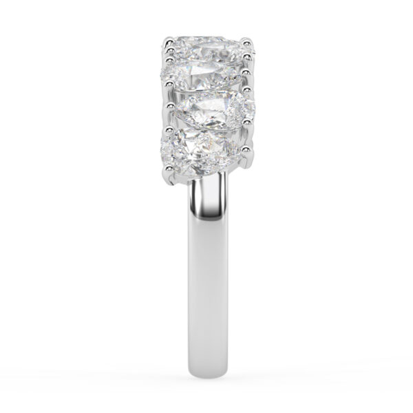 pear shape diamond eternity ring 4