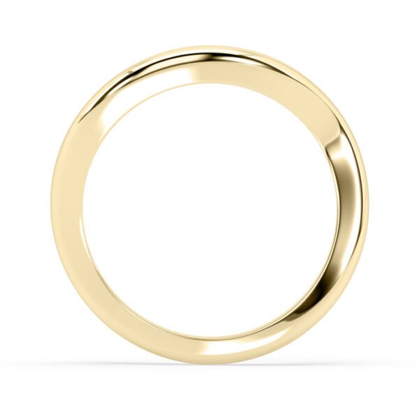 wave yellow gold ring 2