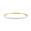 Two Tone Diamond Bangle